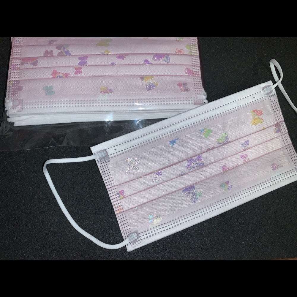 Adult sized Iridescent Butterflies face masks